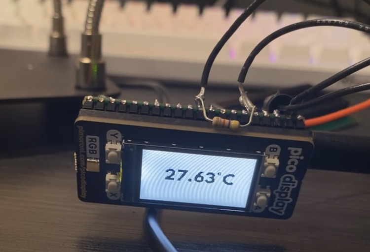 Image of a Raspberry Pi Pico Reciever Circuit